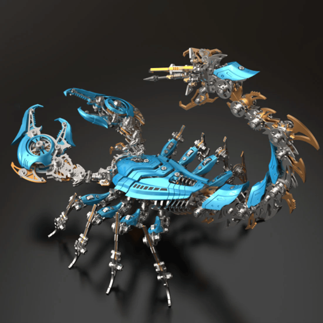 ポイズンフレーム・サイバーパンク 3Dメタル ウォー・スコーピオン モデルキット（1073ピース）