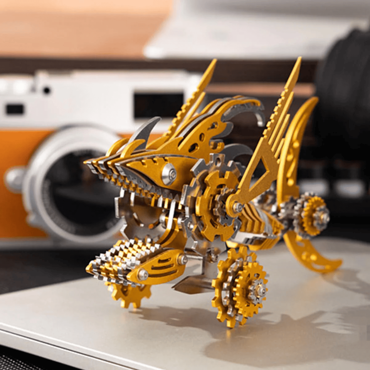ノコギリザメ 機械サメ カーペンターシャーク 3D 金属組立モデルキット