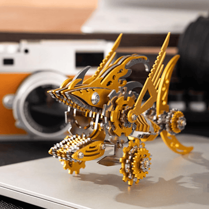 ノコギリザメ 機械サメ カーペンターシャーク 3D 金属組立モデルキット