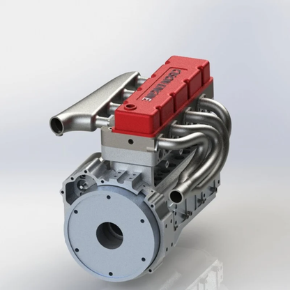 CISON L4-175-OHV 17.5cc 直列4気筒 ガソリンエンジン模型｜4ストローク OHV 水冷式