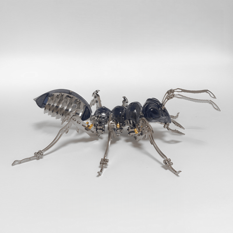 3Dメタルパズル ブラックアント 組立式昆虫モデルキット（310個以上のパーツ）