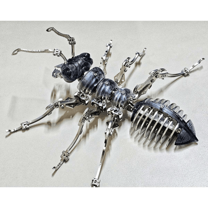 3Dメタルパズル ブラックアント 組立式昆虫モデルキット（310個以上のパーツ）
