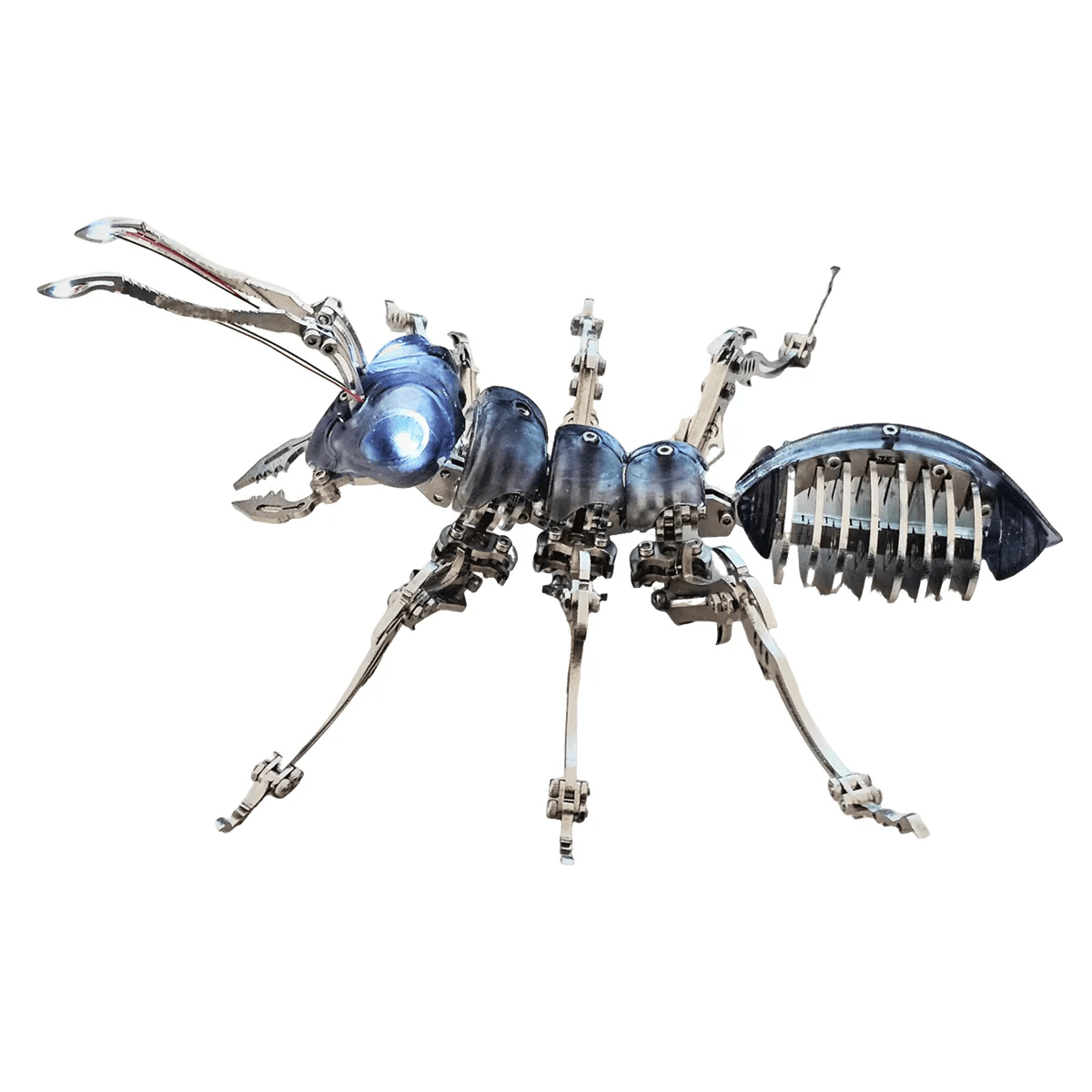 3Dメタルパズル ブラックアント 組立式昆虫モデルキット（310個以上のパーツ）