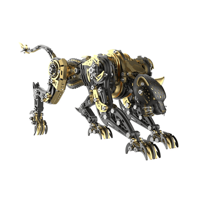 3Dメタル機械式 怒れるヒョウ 捕食者 モデルキット（506ピース）