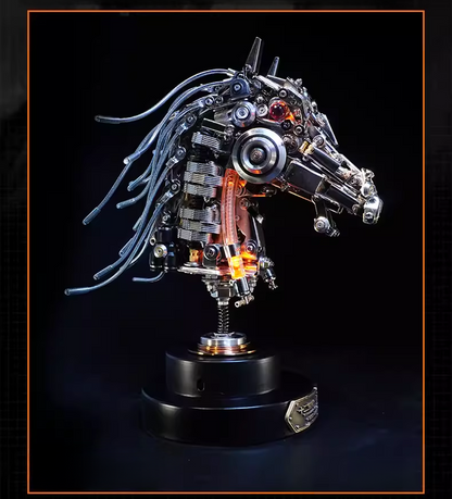 2026年 新年の贈り物：十二支馬頭金属模型 - 限定版（双子の十二支）