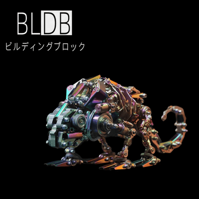 3Dメタルパズル カメレオン 大人用 メカニカル コレクションモデル アート装飾 リビング飾り