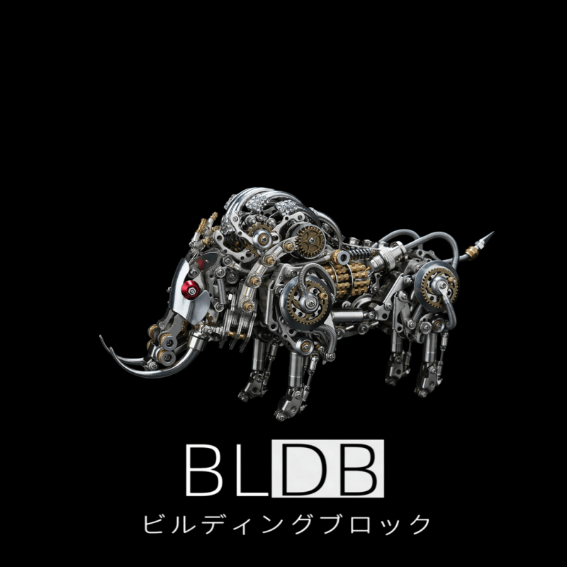 鉄の牙を持つイノシシ 3D金属モデルキット大人向け高難度パズル（1100ピース）