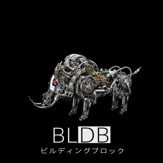 鉄の牙を持つイノシシ 3D金属モデルキット大人向け高難度パズル（1100ピース）