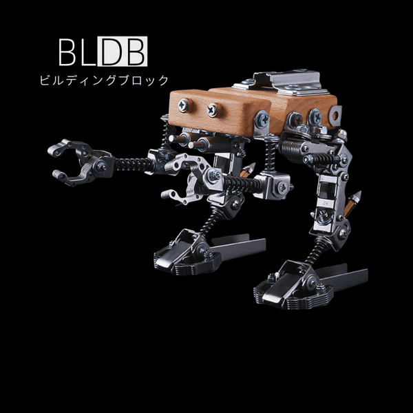 歩兵メカ 209ピース 2-in-1スマホホルダー付き3D金属キット