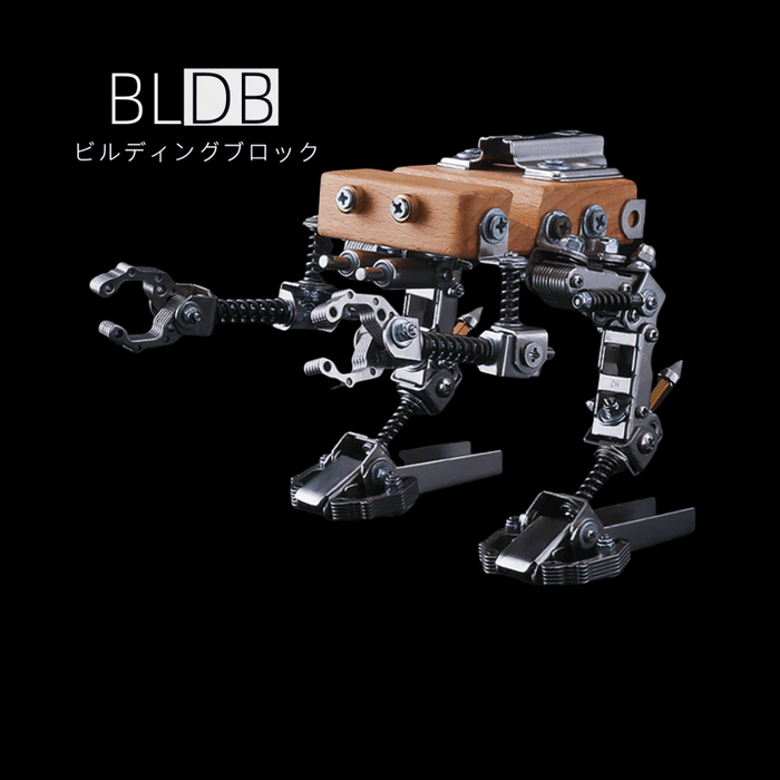 歩兵メカ 209ピース 2-in-1スマホホルダー付き3D金属キット