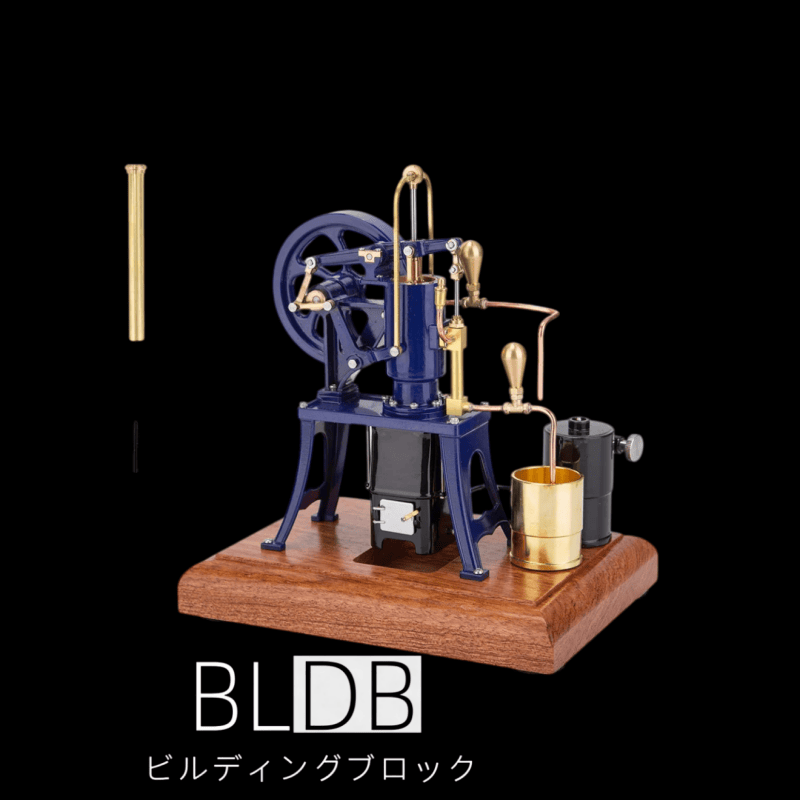 RETROL R01 1/12 熱空気エンジンモデル 外燃機関 水冷式 完成モデル ディスプレイ 実働エンジン