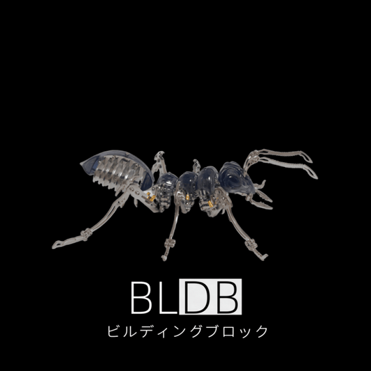 3Dメタルパズル ブラックアント 組立式昆虫モデルキット（310個以上のパーツ）