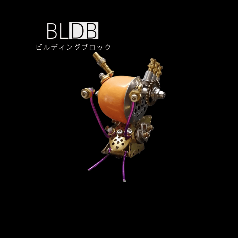 カラフルなスチームパンクカタツムリ 3D金属DIYキットの金属模型