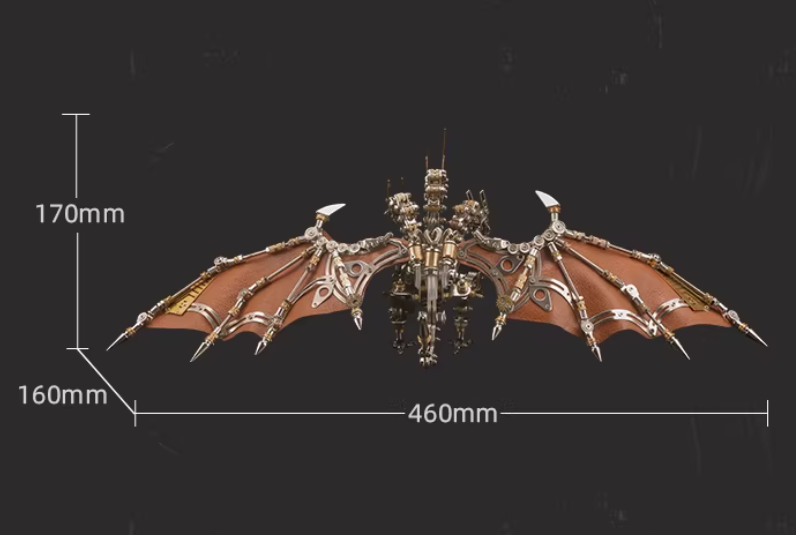 三頭龍の金属模型玩具置物デスクトップ装飾品高級工芸品ホリデーギフト