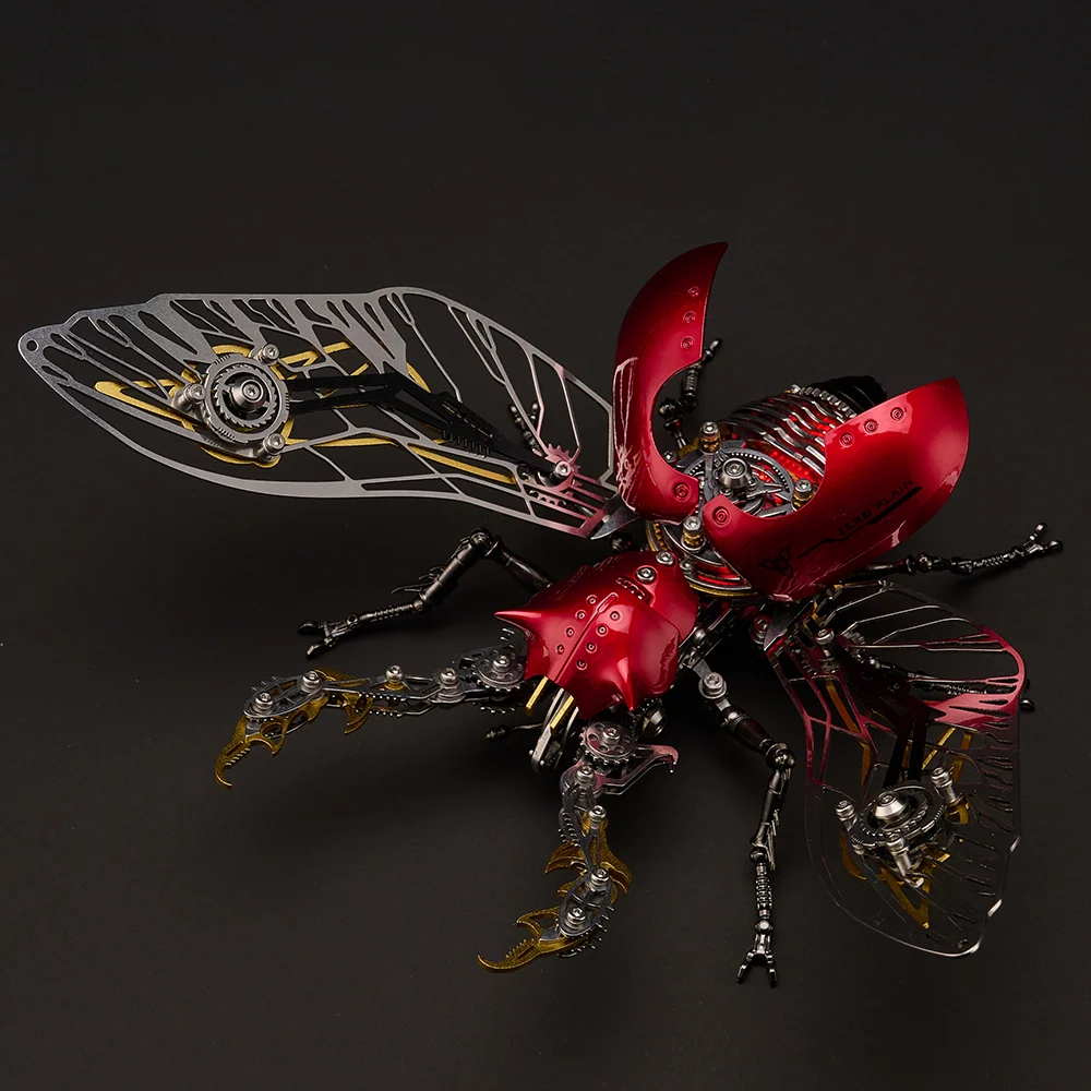 メカニカル カブトムシ 3Dメタルモデル｜317ピース DIY昆虫パズル 4色展開