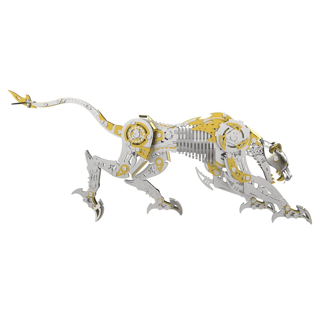 3Dメタルパズル 怒れるヒョウ | 機械式組立キット – ビルディングブロック 3Dメタルパズル 怒れるヒョウ | 機械式組立キット – ビルディングブロック