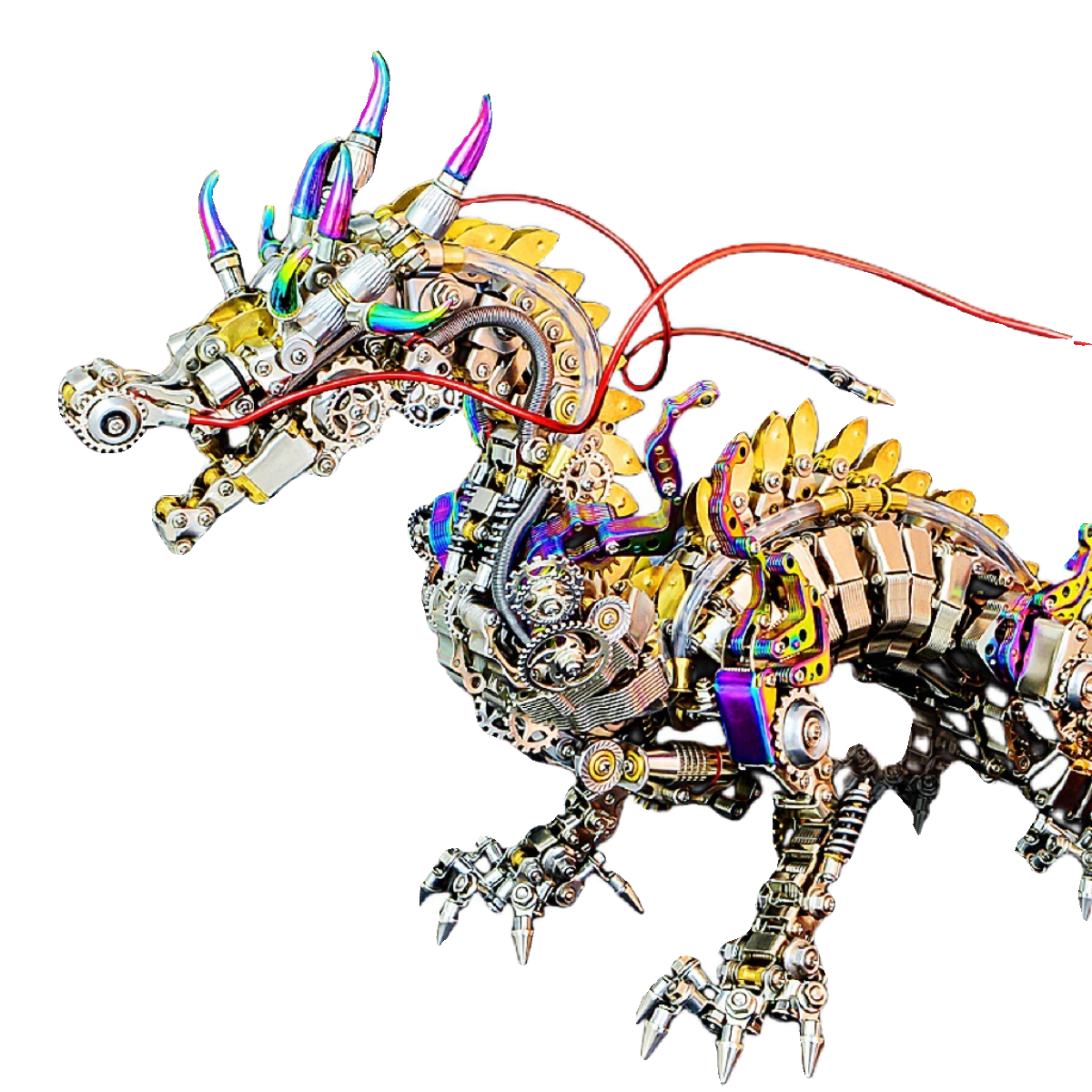 1370pcs 金属製の機械的な組み立てモデル龍3D立体創造的なギフト 1370pcs 金属製の機械的な組み立てモデル龍3D立体創造的なギフト