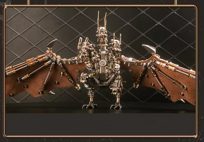 三頭龍の金属模型玩具置物デスクトップ装飾品高級工芸品ホリデーギフト