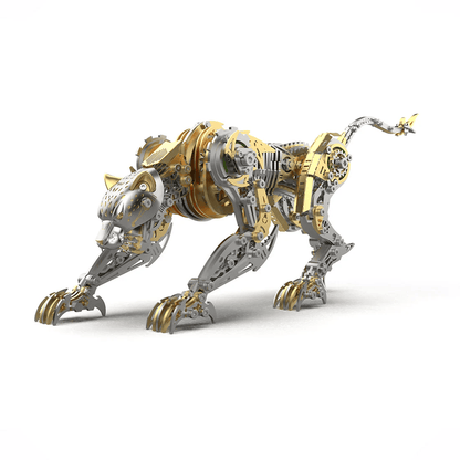 3Dメタル機械式 怒れるヒョウ 捕食者 モデルキット（506ピース）