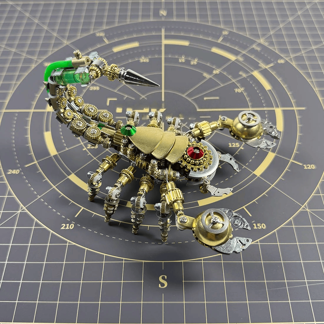 メカスコーピオン 3D金属模型キット | 真鍮450ピース 高難度 大人向け