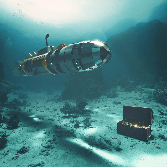 94ピース深海潜水艦模型組み立てキット - ミステリアス・ノーチラス