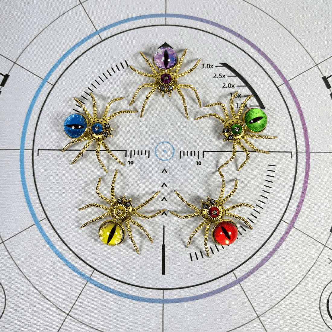 メカニカル蜘蛛モデル複数カラーバリエーション