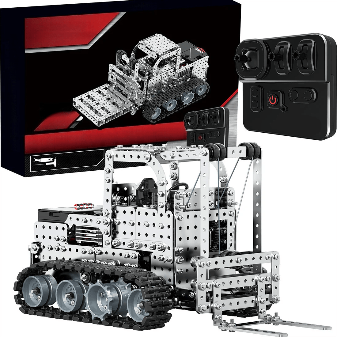 ビルディングブロック RCメタルフォークリフト 製品パッケージ