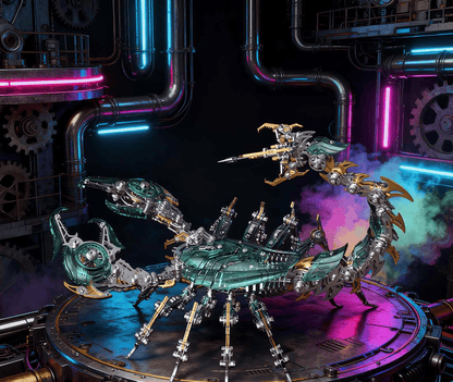 ポイズンフレーム・サイバーパンク 3Dメタル ウォー・スコーピオン モデルキット（1073ピース）