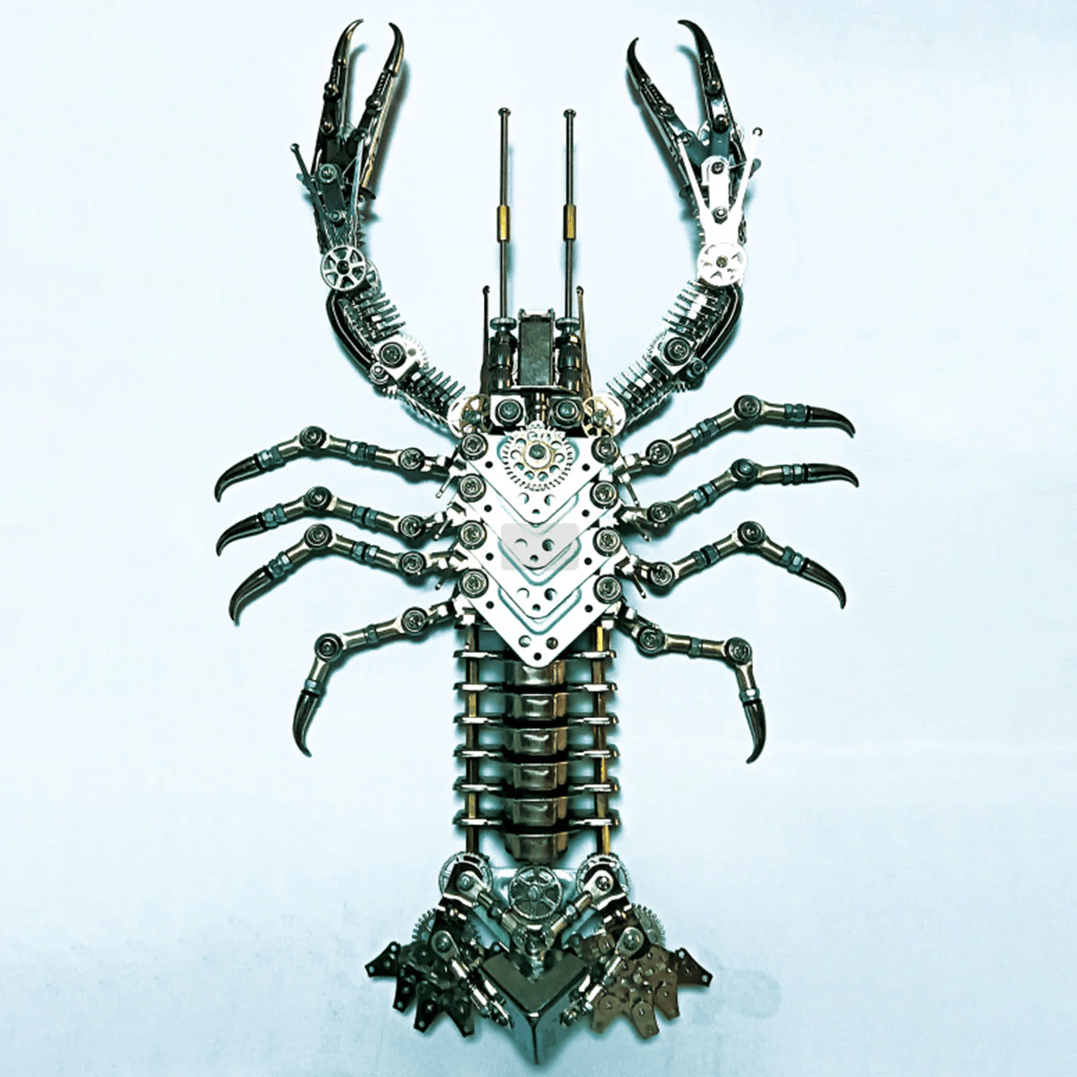 3Dメタル巨大ロブスター変異型海洋戦闘機モデルキット 830PCS