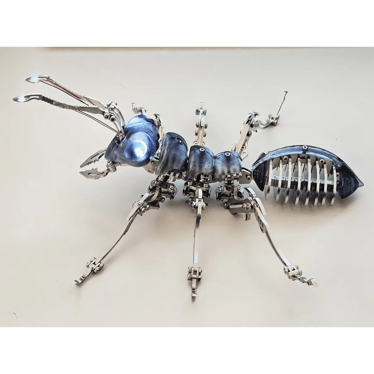 3Dメタルパズル ブラックアント 組立式昆虫モデルキット（310個以上のパーツ）