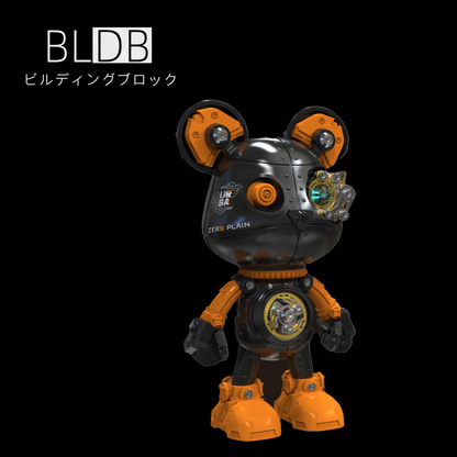 サイボーグ・バイオレンスベア 3D金属パズルモデル組立キット 高級デスクトップトイ