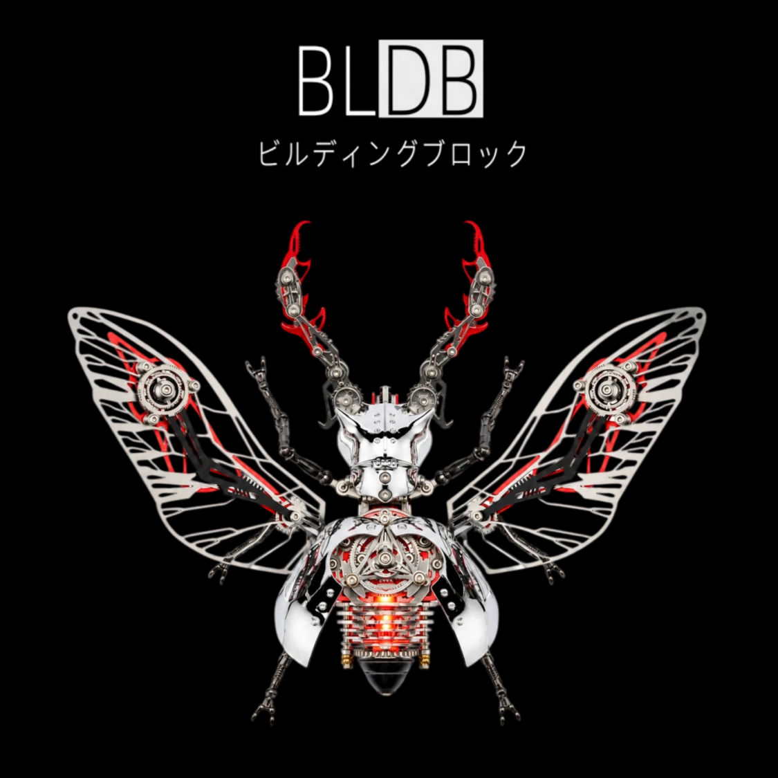 メカニカル カブトムシ 3Dメタルモデル｜317ピース DIY昆虫パズル 4色展開