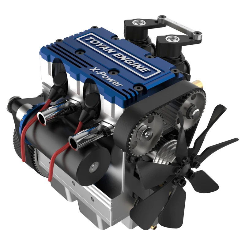 TOYAN FS-L200W 7cc 水冷2気筒4ストローク メタノールエンジン DIYキット