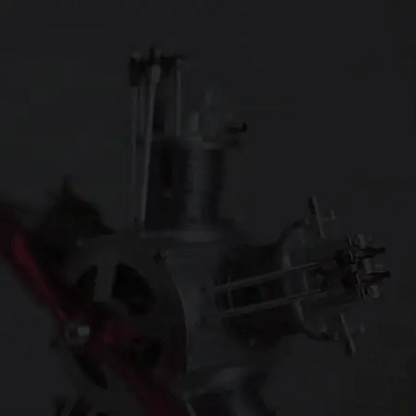 3D金属模型 1/6ラジアルエンジン 250ピース メタルビルドプロジェクト 航空機エンジン 大人向け コレクション