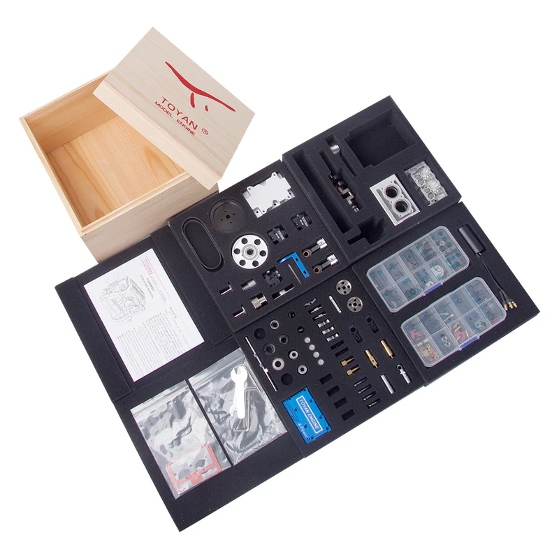 TOYAN FS-L200W 7cc 水冷2気筒4ストローク メタノールエンジン DIYキット