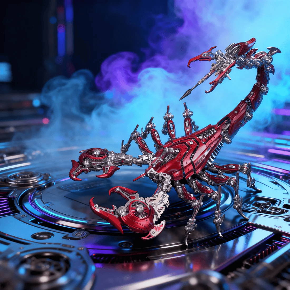 ポイズンフレーム・サイバーパンク 3Dメタル ウォー・スコーピオン モデルキット（1073ピース）