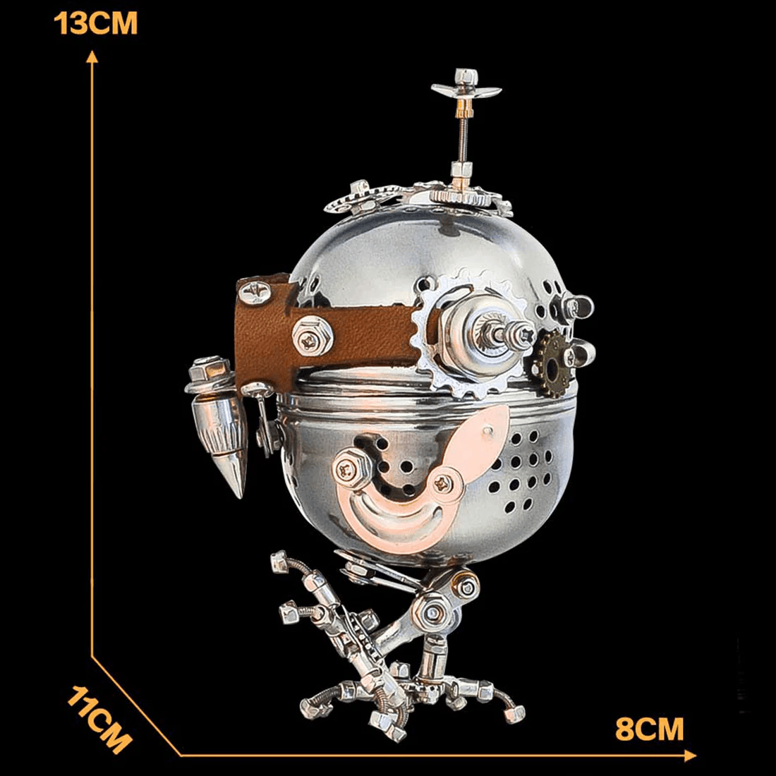3D DIYスチームパンク機械式フクロウエッグ金属パズル組み立て 3D DIYスチームパンク機械式フクロウエッグ金属パズル組み立て