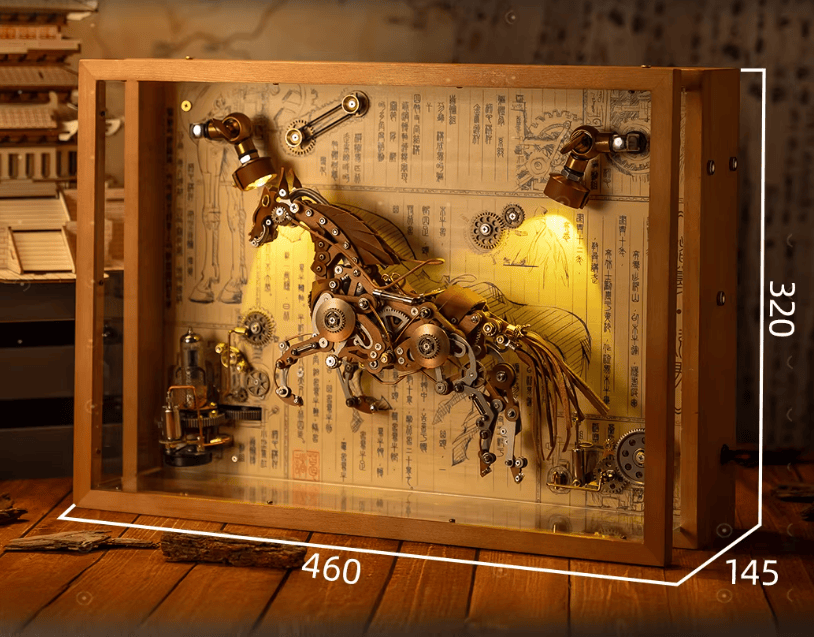 完成品諸葛流馬ディスプレイオブジェ32cm