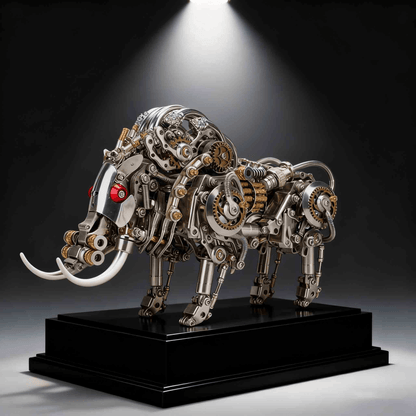 鉄の牙を持つイノシシ 3D金属モデルキット大人向け高難度パズル（1100ピース）