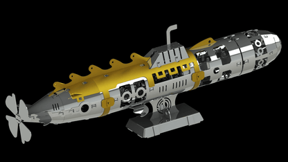 94ピース深海潜水艦模型組み立てキット - ミステリアス・ノーチラス