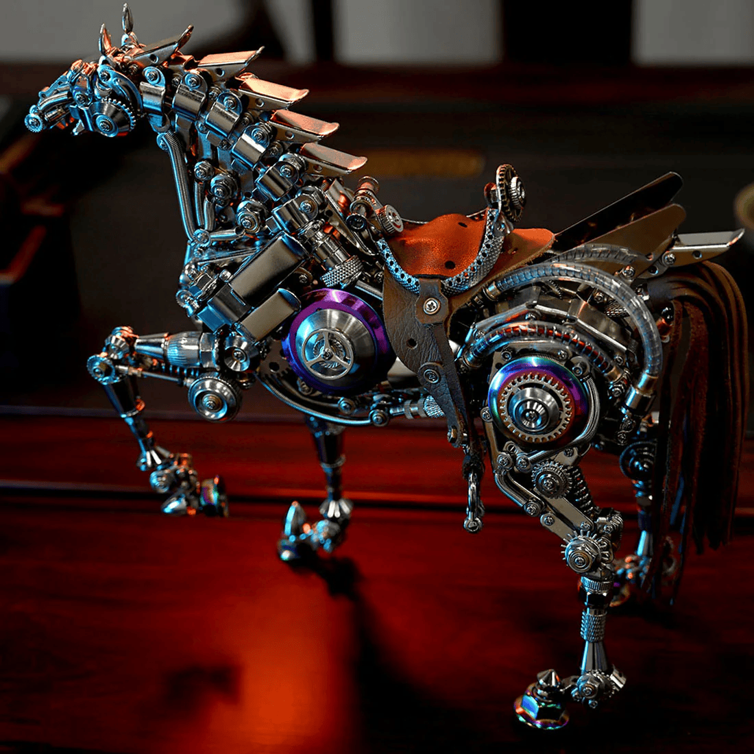 メカニカルホース 3Dメタルモデルキット DIY 1500ピース｜BLDB公式