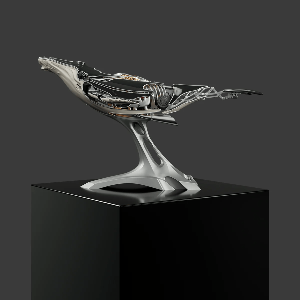 機械式ザトウクジラ 3Dメタルパズル｜LED搭載 組み立てキット – BLDB