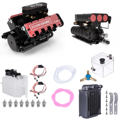 TOYAN FS-V800GCS本体・機械式スーパーチャージャー・冷却系付属品