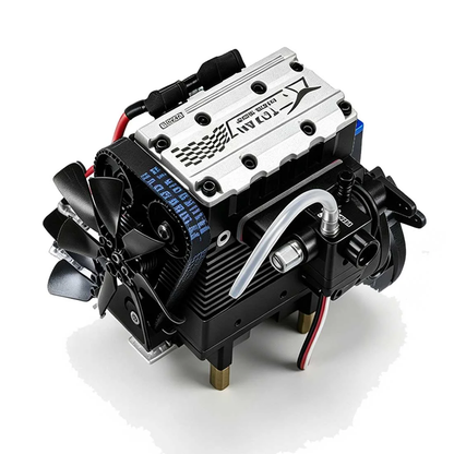 SEMTO ST-NF2／FS-L200AC 7cc 直列2気筒4ストロークエンジン組立キット｜シルバー特別限定版