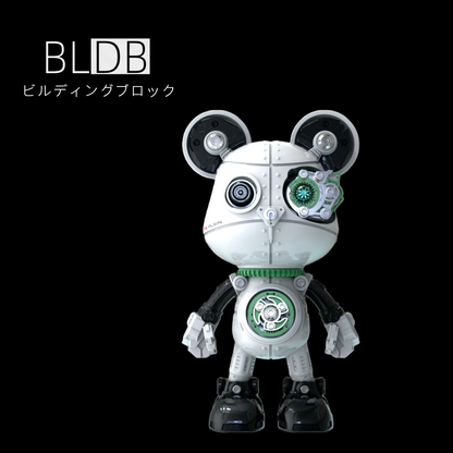 サイボーグ・バイオレンスベア 3D金属パズルモデル組立キット 高級デスクトップトイ