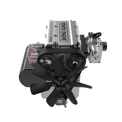 SEMTO ST-NF2／FS-L200AC 7cc 直列2気筒4ストロークエンジン組立キット｜シルバー特別限定版