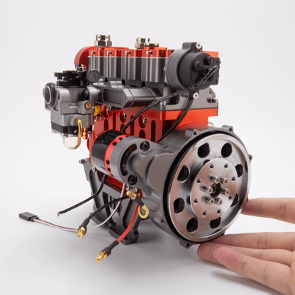 ENJOMOR GS-L4 DOHC 直列4気筒 ガソリンエンジン模型｜4ストローク・水冷・最高12,000rpm