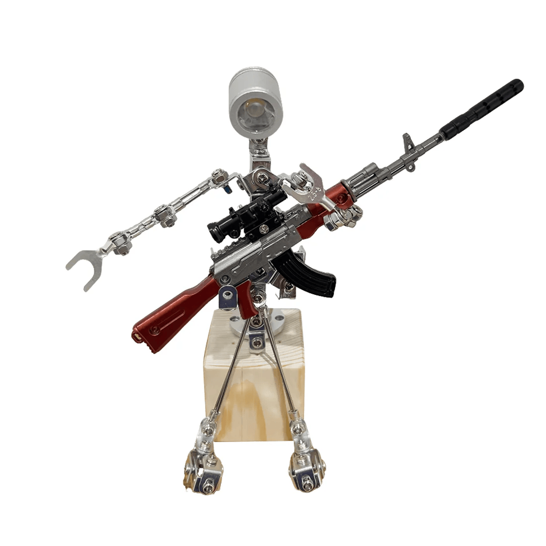 スチームパンク風メタルランプマン