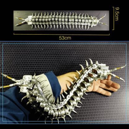 3D DIY可動メタルムカデ組み立てモデルクリエイティブおもちゃ480個