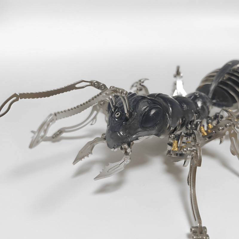 3Dメタルパズル ブラックアント 組立式昆虫モデルキット（310個以上のパーツ）